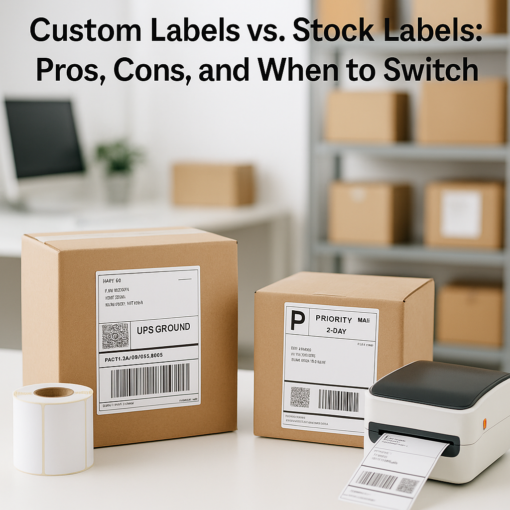 Custom Labels vs. Stock Labels: Pros, Cons, and When to Switch