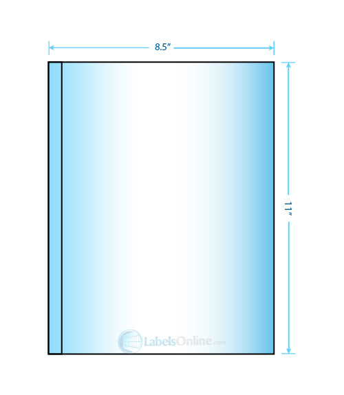 1 @ .5" x 11"; 1 @ 8" x 11" - 2 up - Mid Gloss (Laser)