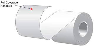 2.25" x 60' MAXStick Liner-free Repositionable Direct Thermal Roll; X2; Full Coverage Adhesive; 74 gsm; 20# Base - White