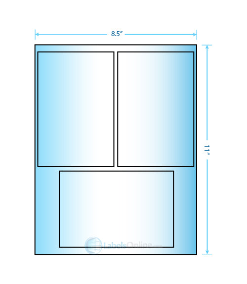 2@ 4" x 6"; 1@ 6" x 4" - 3 up - Mid Gloss (Laser)