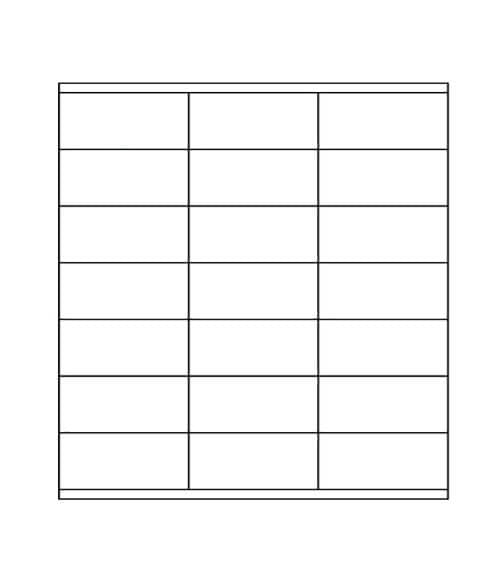 2 5/6" x 1 1/2" Laser/Inkjet Address Labels; 21 up; 100 sheets/case - Standard White Matte