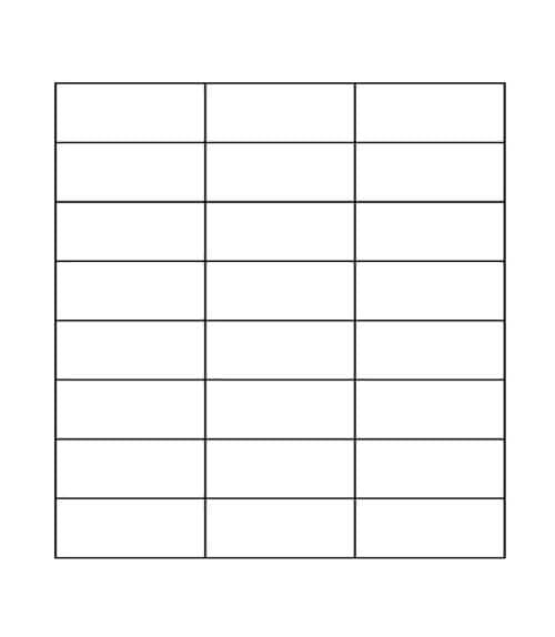 2 5/6" x 1 3/8" Laser/Inkjet Address Labels; 24 up; 100 sheets/case - Standard White Matte