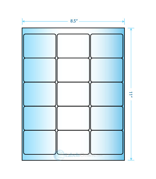 2.6875" x 2" - 15 up - Mid Gloss