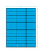 2.83" x 1" - 33 up - Fluorescent Blue (Laser)
