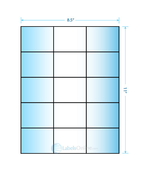2.83" x 2.2" - 15 up - Mid Gloss