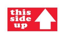 2" x 3" Permanent Adhesive, Preprinted THIS SIDE UP (3000 Labels)