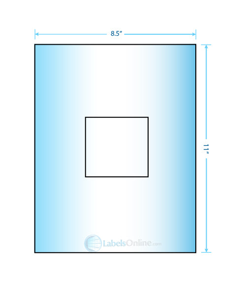 3.1494" x 3.3072" - 1 up - White Vinyl Drum (Laser)