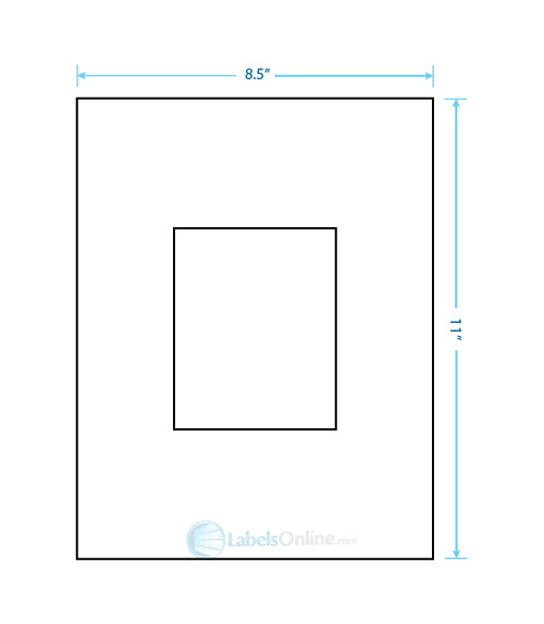 3.8584" x 4.8037" - 1 up - All Temp Freezer (Laser / Inkjet)