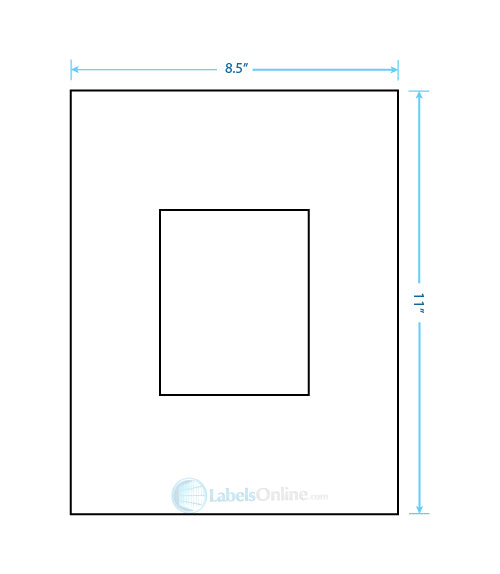 3.8584" x 4.8037" - 1 up - Clear Matte (Laser)