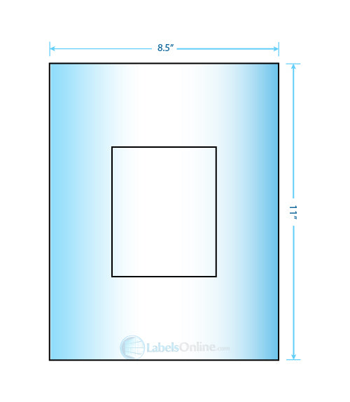3.8584" x 4.8037" - 1 up - Mid Gloss (Laser)