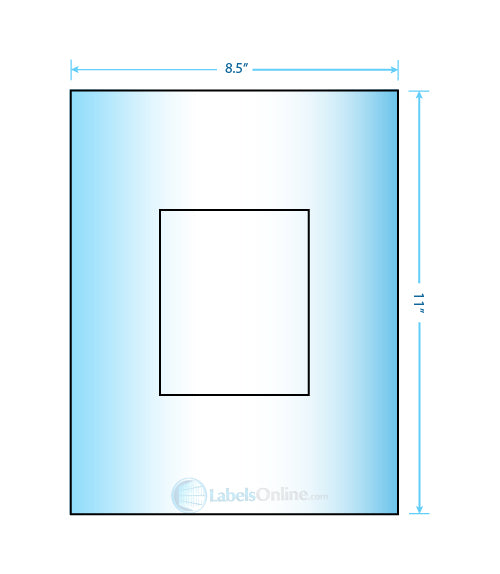3.8584" x 4.8037" - 1 up - Premium High Gloss (Laser)