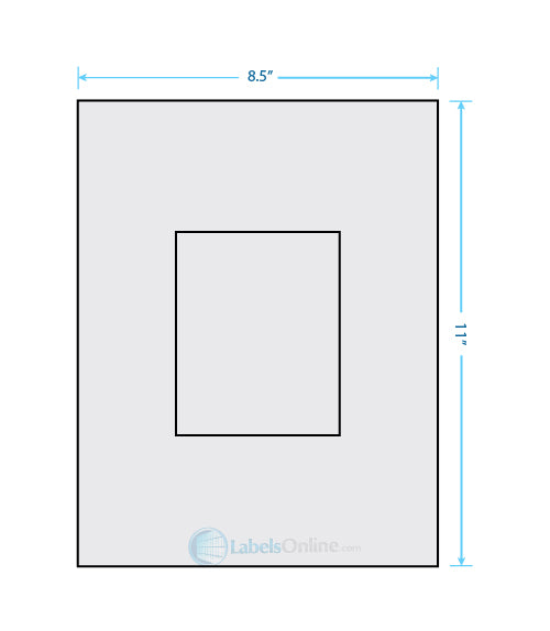 3.8584" x 4.8037" - 1 up - Recycled (Laser / Inkjet)