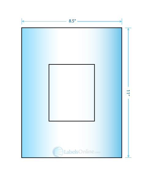 3.8584" x 4.8037" - 1 up - White Vinyl Drum (Laser)