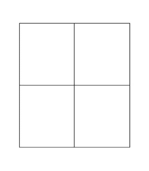 4 1/4" x 5 1/2" Laser/Inkjet Shipping Labels; 4 up; 250 sheets/case - Standard White Matte