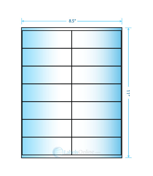 4.1875" x 1.5" - 14 up - Mid Gloss (Laser)