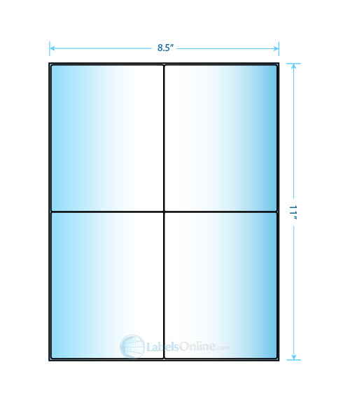 4.1875" x 5.4375" - 4 up - High Gloss