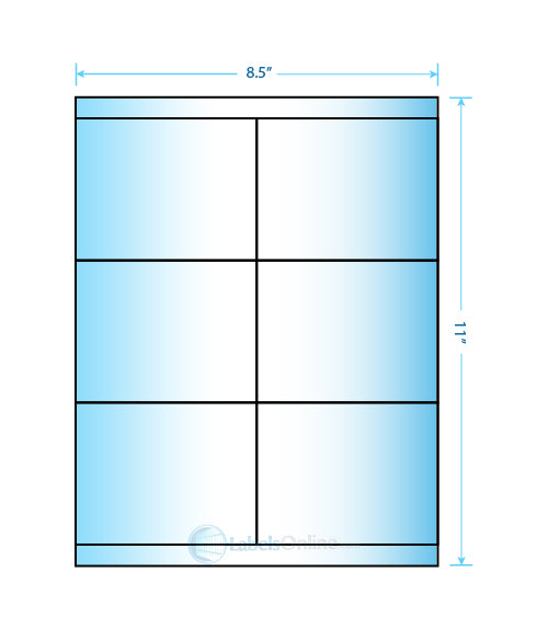 4.25" x 3.33" - 6 up - Photo Gloss