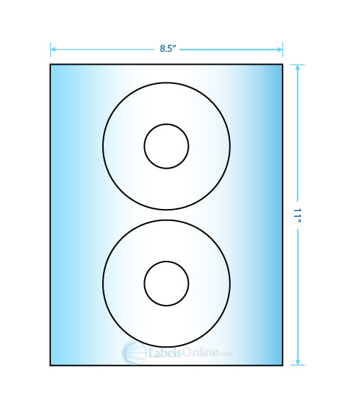 4.64" CD - 2 up - Mid Gloss (Laser)
