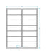 4" x 1.5" - 14 up - Standard White Matte