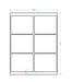 4" x 3.33" Barcode Labels - 6 up - All Temp Freezer