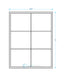4" x 3.5" Barcode Labels - 6 up - Standard White Matte