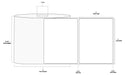 4" x 3" Premium Thermal Transfer Paper Label; Perforated; 1" Core; 5" OD; 12 Rolls/carton (890 Labels/roll)
