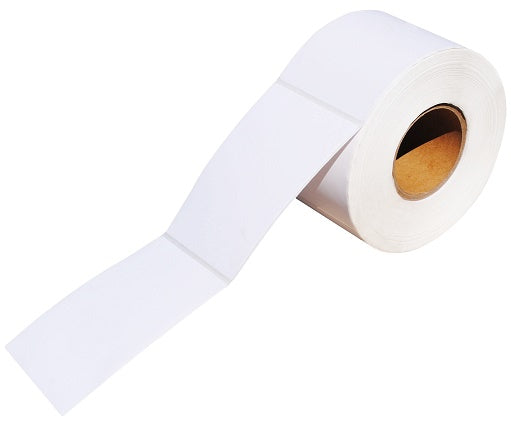 4" x 6"  Thermal Transfer Paper Label;  3" Core;  Perforated;  1000 Labels/roll - Glassine liner - 2 rolls