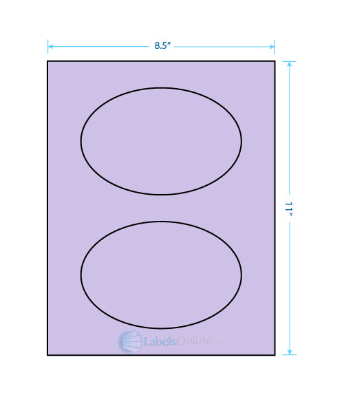 6" x 4" - 2 up - Pastel Purple