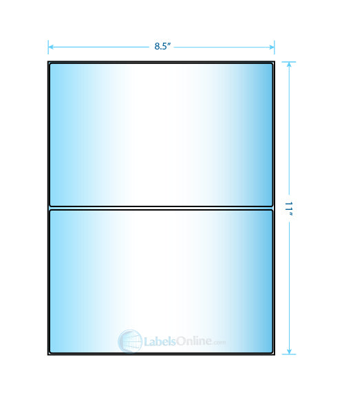 8.375" x 5.375" - 2 up - Mid Gloss