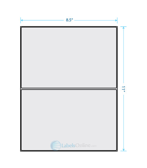 8.375" x 5.375" - 2 up - Recycled