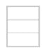 8" x 3 1/2" Laser/Inkjet VICS Carton Labels; 3 up; 100 sheets/case - Standard White Matte