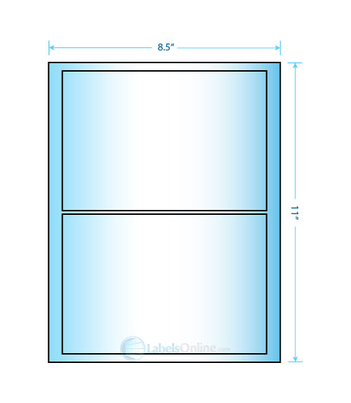 8" x 3.5" - 3 up - Photo Gloss