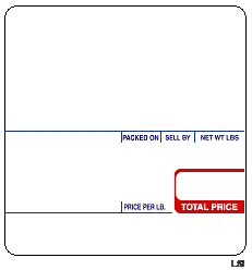 CAS (58mm x 60mm) UPC, Ingredient Scale Labels (6000 labels/case) - CAS 8020