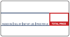 CAS LP-1000N (58mm x 30mm) Non-UPC Scale Label (12,000 labels/case) - CAS 8000