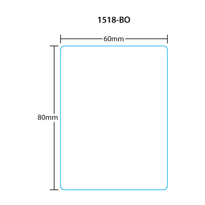 Digi (60mm x 80mm) DPS-2600/DPS-6000/DPS-7000 - Blank Wound Out