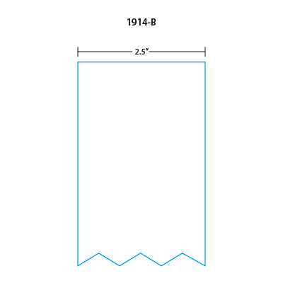 Hobart (2.5" x 3,240") Quantum HTi Edge to Edge Continuous Strip - Blank