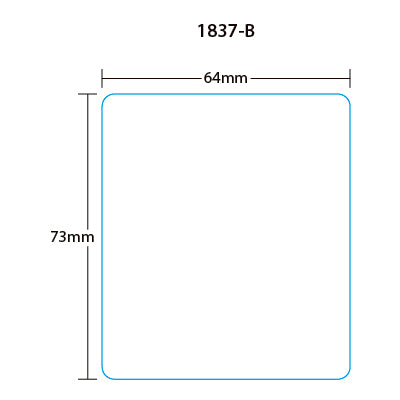Ishida (64mm x 73mm) AC-Series, BC-3000, Astra UPC - Blank
