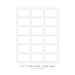 2.5" x 1.563" round-corner sheet labels, 18 per 8.5" x 11" sheet, white matte