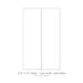 4.25" x 14" perforated sheet labels, 2 per 8.5" x 14" sheet, white matte
