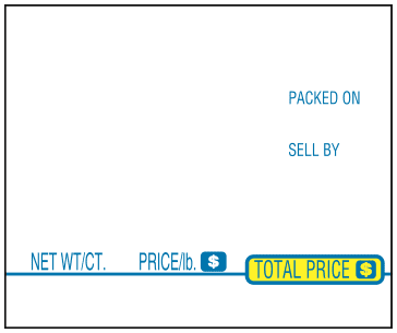 TEC SL-57; SL-66; SL-6600 (48mm x 40mm) UPC Scale Labels (9,600 labels/case)