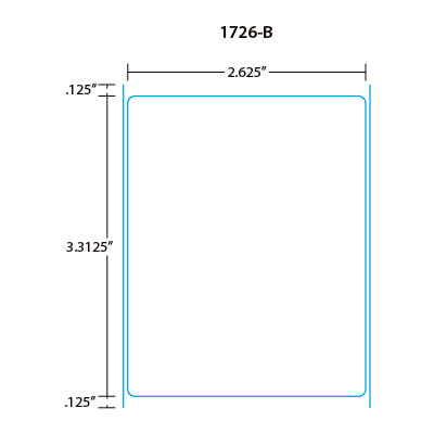 Toledo (2.625" x 3.3125") 350/8450/bPro UPC et 3.3 - Blank