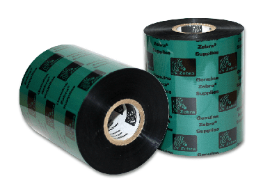 Zebra 5319 Wax Ribbons,  8.66" x 1476',  1" core,  6 rolls/carton